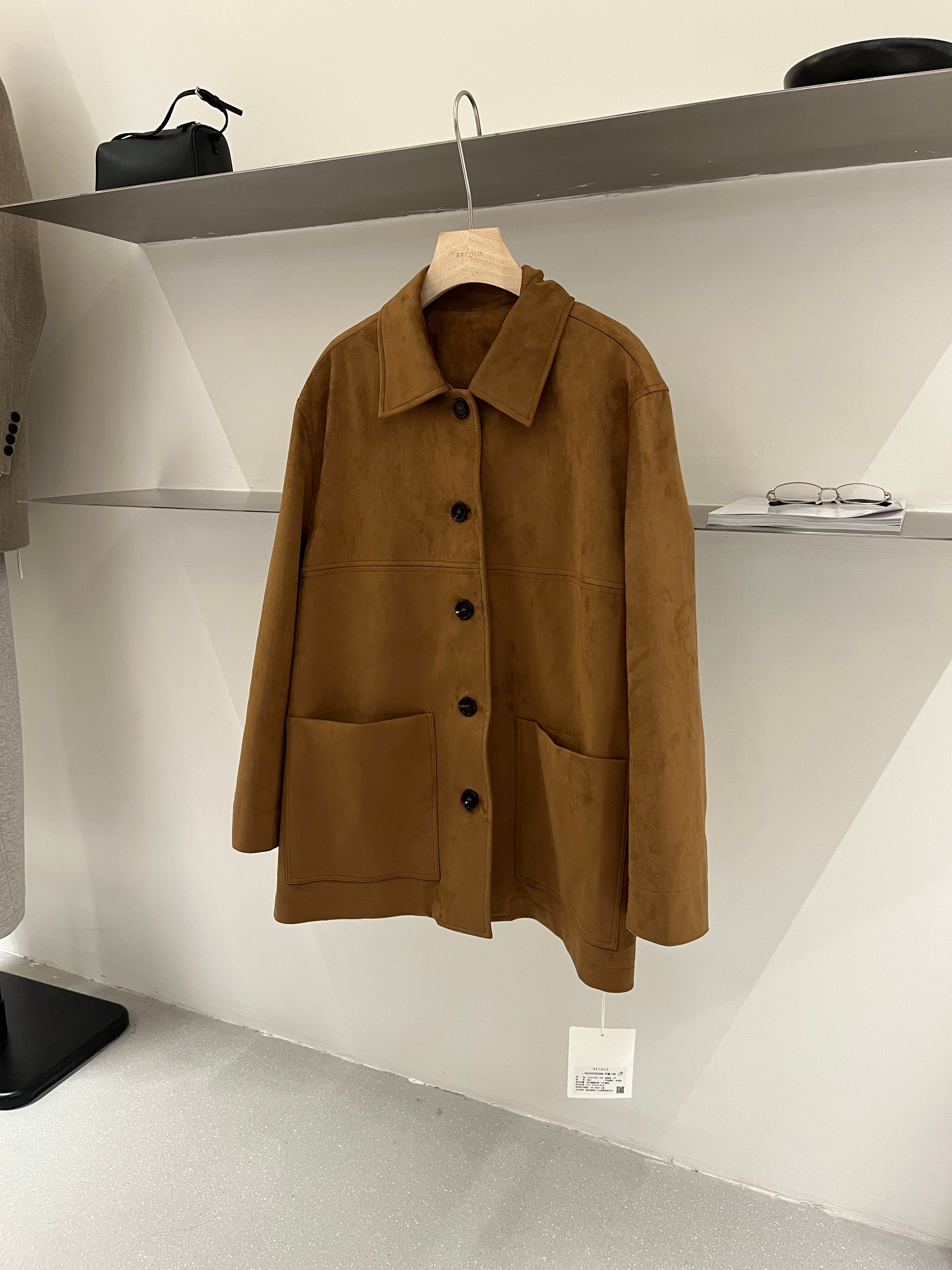 10/2new][予約]Suede Touch Box Jacket 10月下～11月上旬入荷