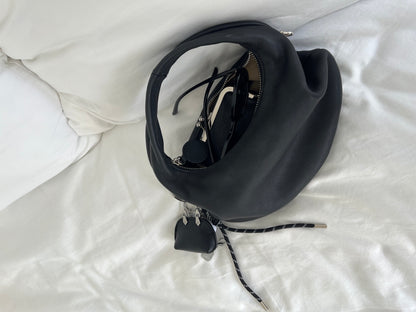[5/21new]Round Curve Leather Bag black  6月上旬〜下旬入荷