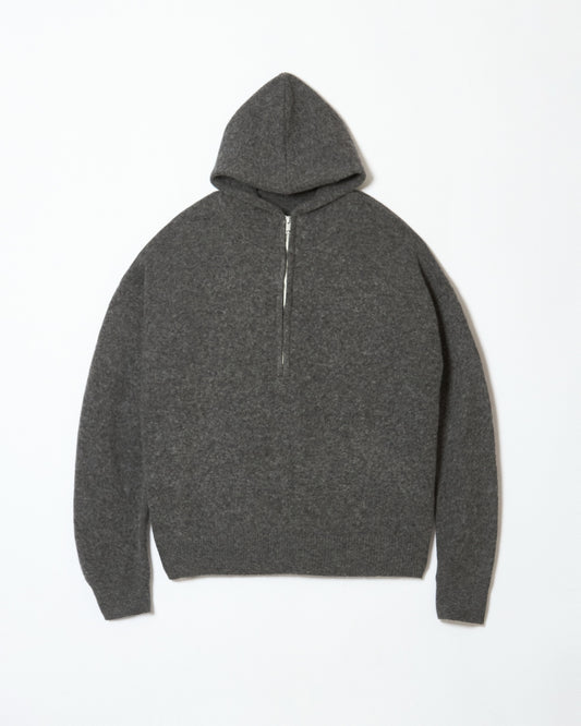zipup foodie knit gray