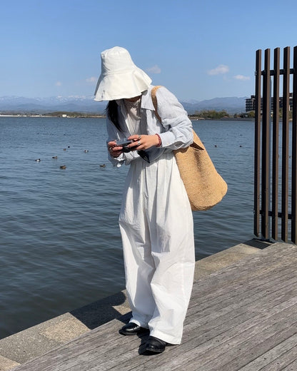 [4/16 new]Easy Form Pants  white 5月初旬入荷分