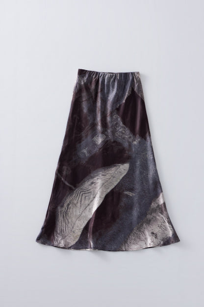 [9/24new] ink wash skirt BK 10月初旬〜中旬入荷