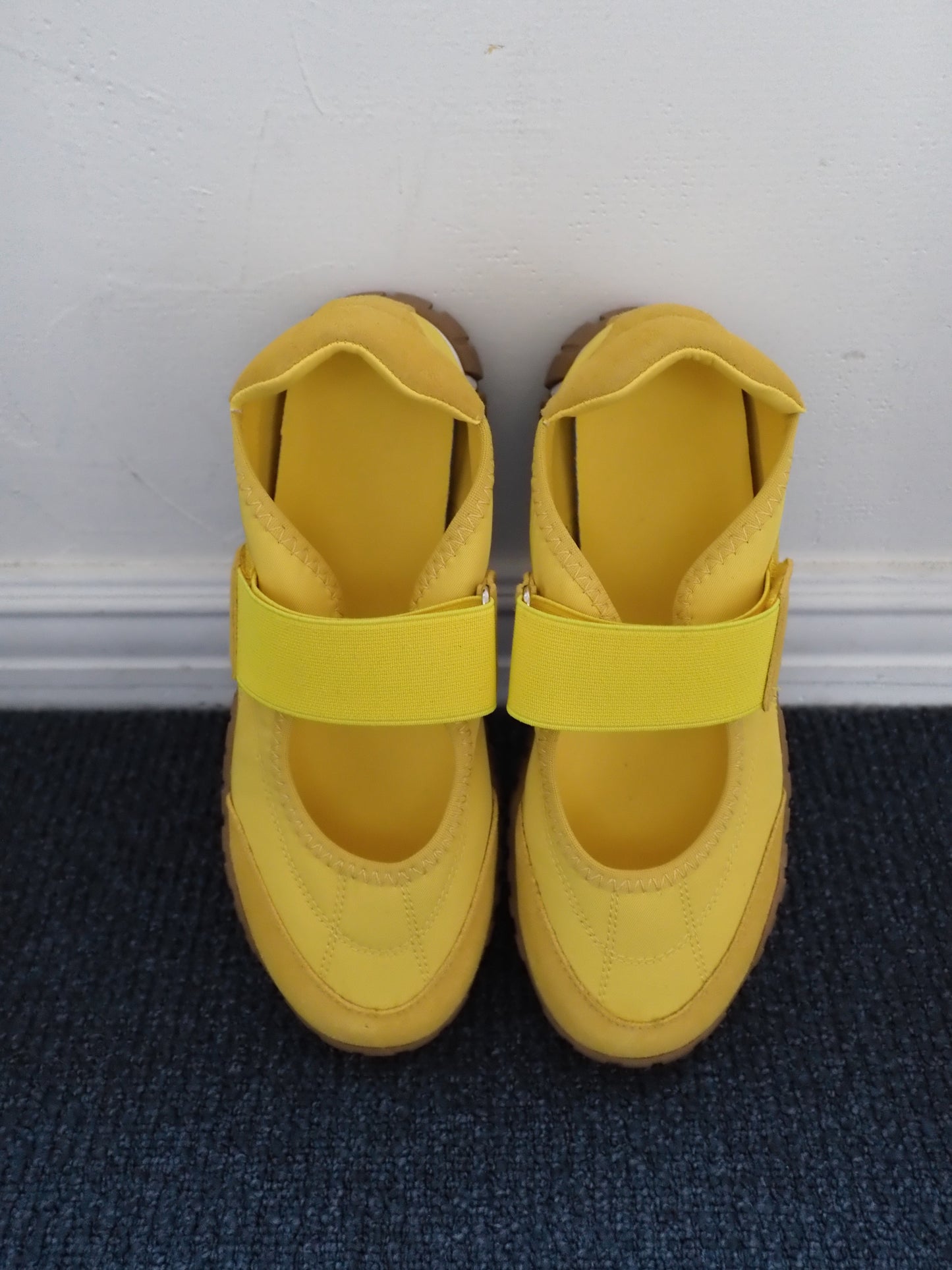 ［6/11new］Belt Fit Shoes yellow