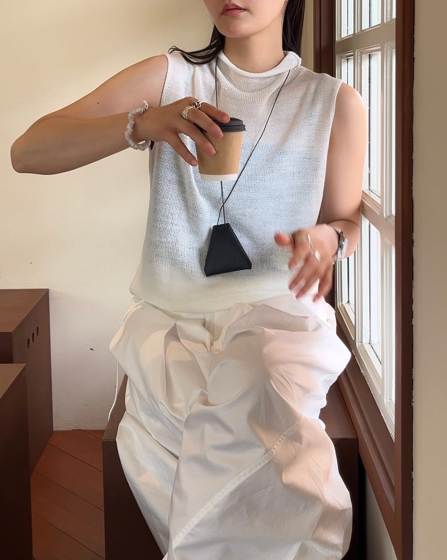 [6/4new]Dry Touch Knit white