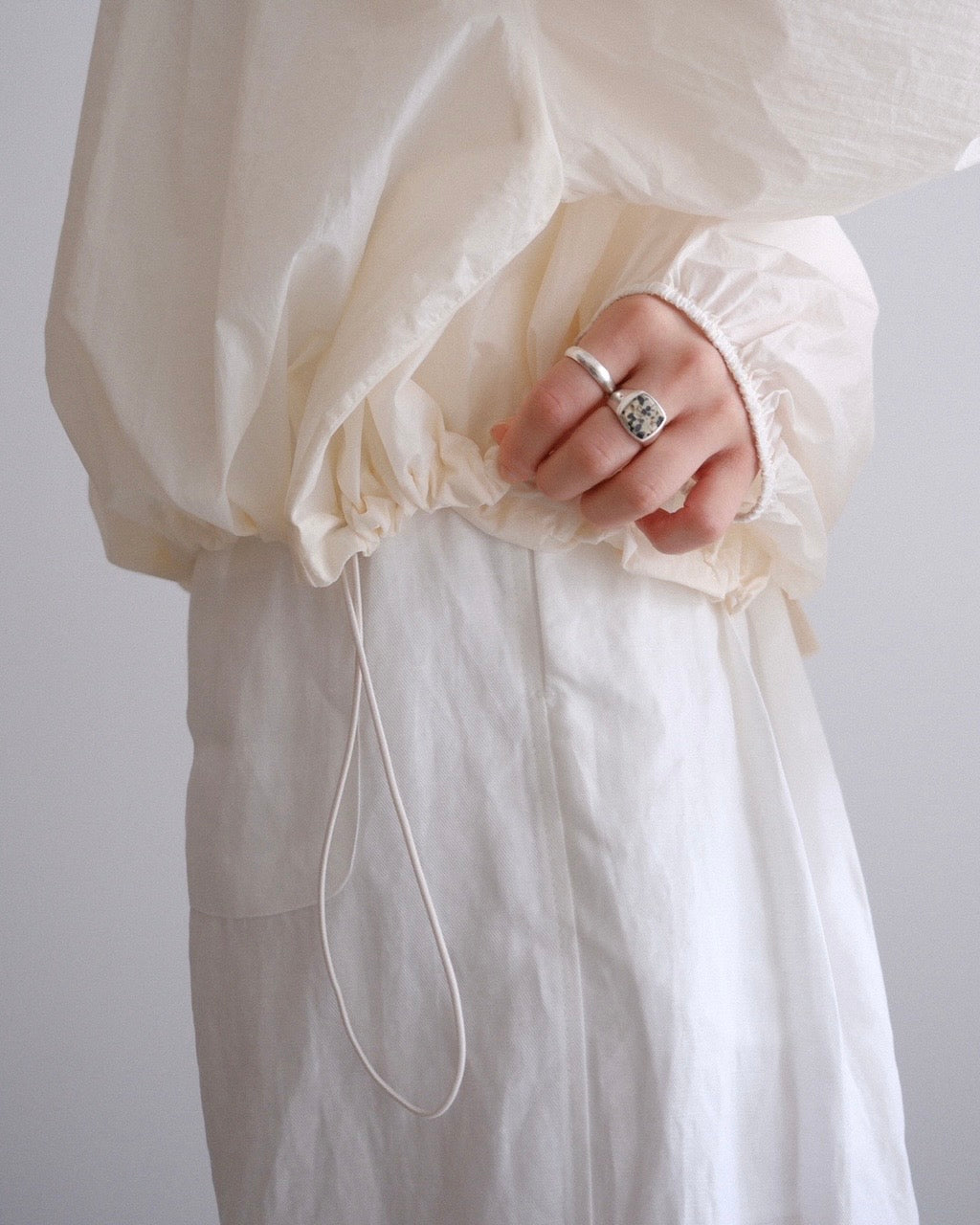 [8/6new]air balloon jacket ivory 8月中旬～下旬入荷