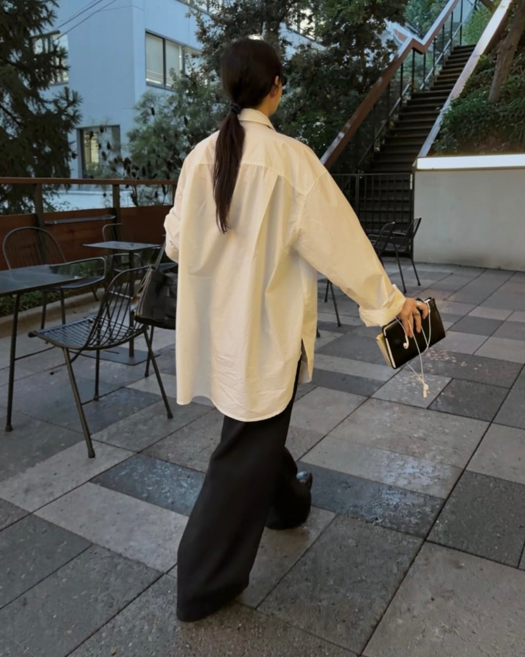 [9/17new] after hours pants black  10月中旬～下旬入荷