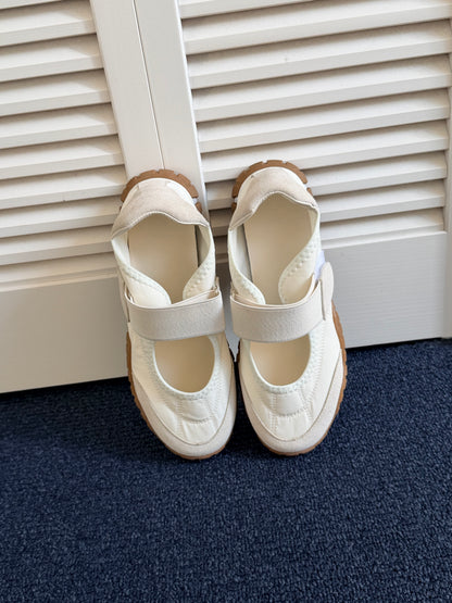 ［6/11new］Belt Fit Shoes white