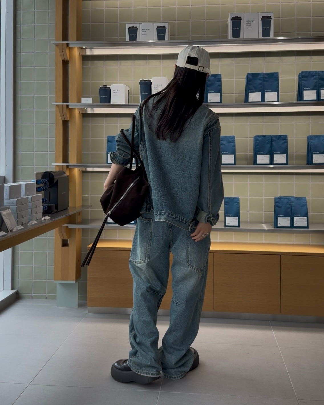 [10/30 new]Washed Denim set  blue 11月下旬〜12月上旬入荷分