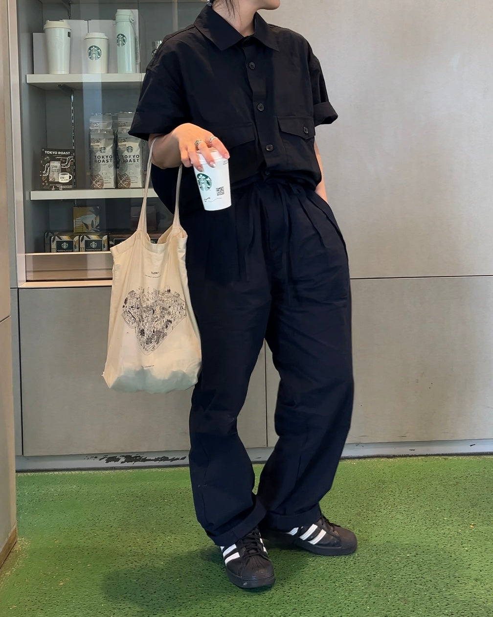 [10/16new] paper like tuck pants