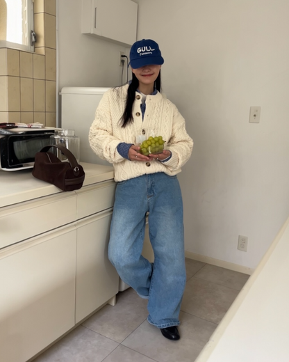 Calm Wash Wide Jeans