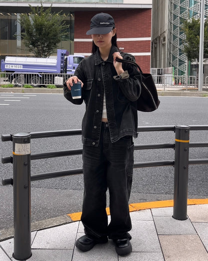 [10/30 new]Washed Denim set  black 11月下旬〜12月上旬入荷分