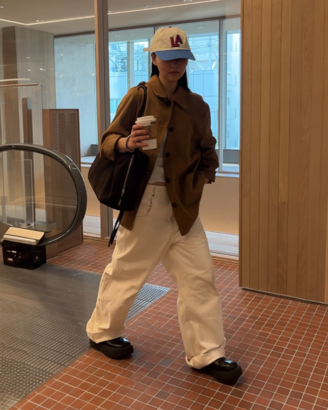 Back Buckle Denim Pants