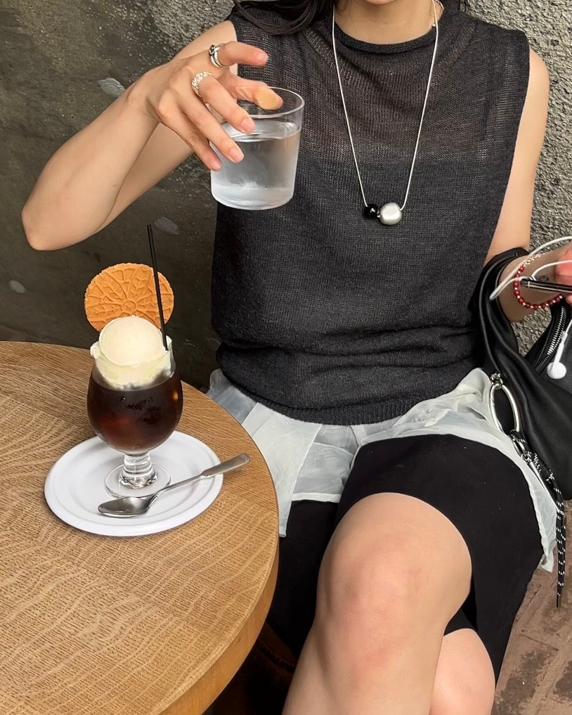 [6/4new]Dry Touch Knit black