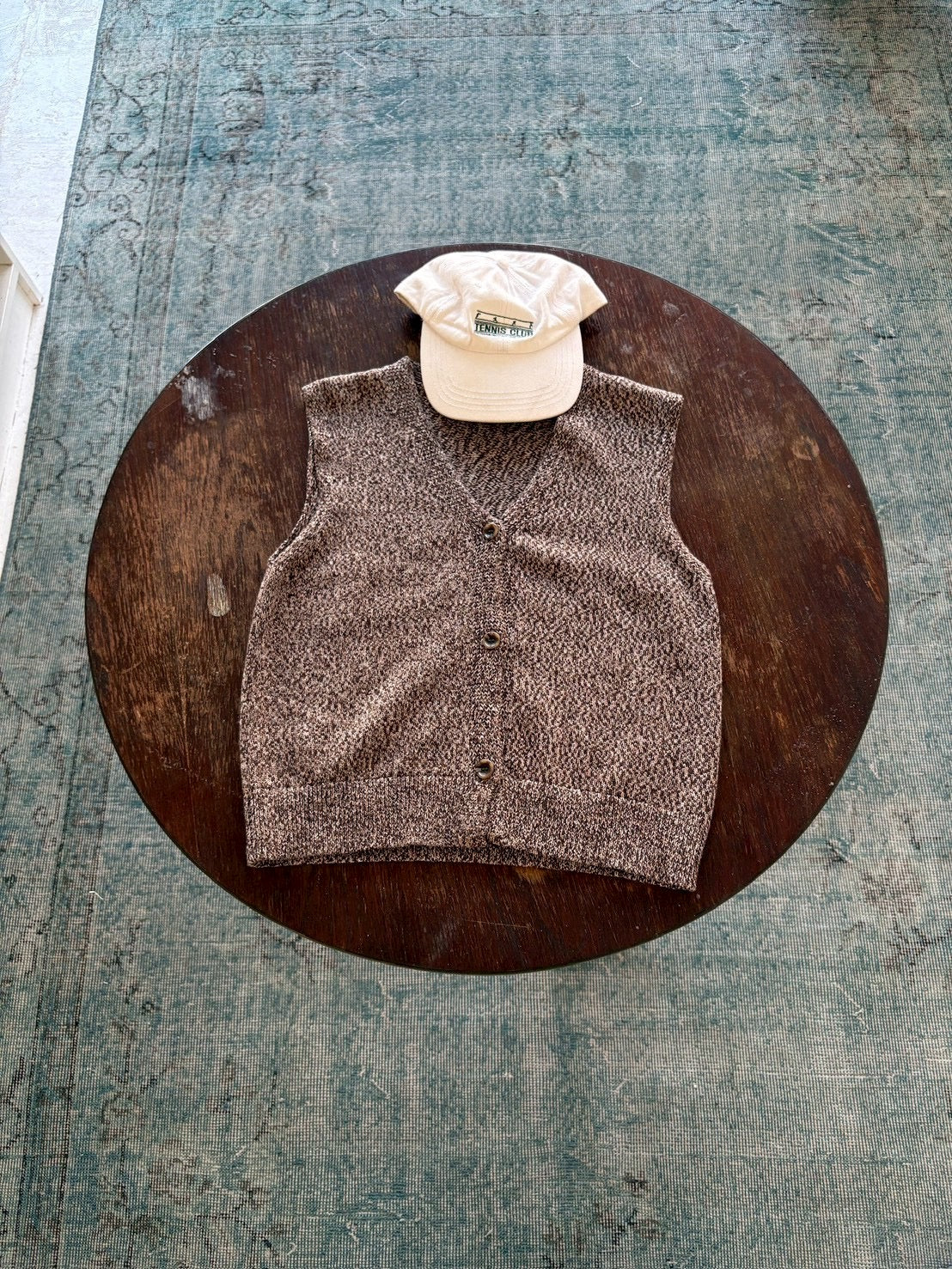 ［3/19new］Cotton Easy Layer Vest brown