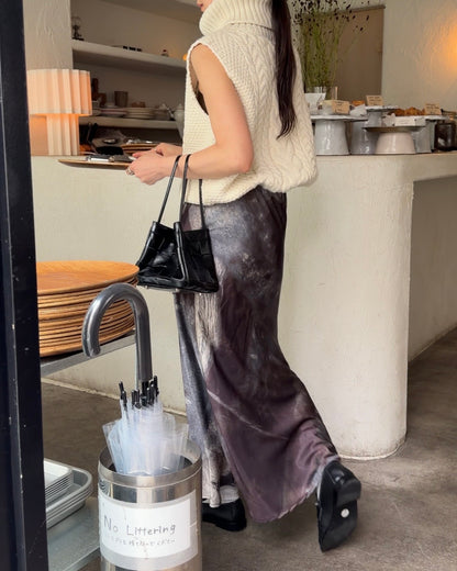 [9/24new] wide rib knit vest 10月中旬〜下旬入荷分