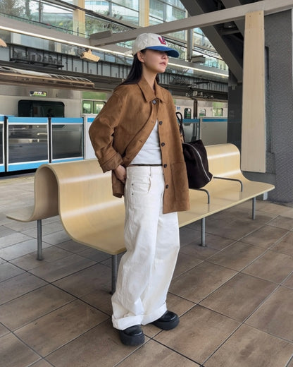 Suede Touch Box Jacket