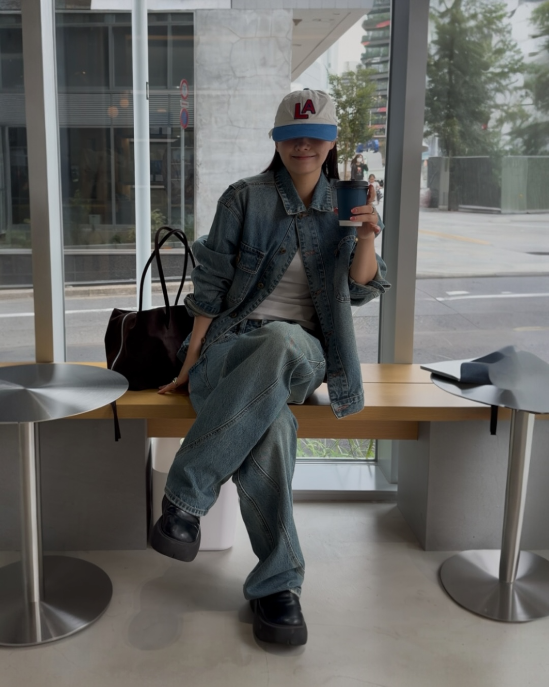 [10/30 new]Washed Denim set  blue 11月下旬〜12月上旬入荷分