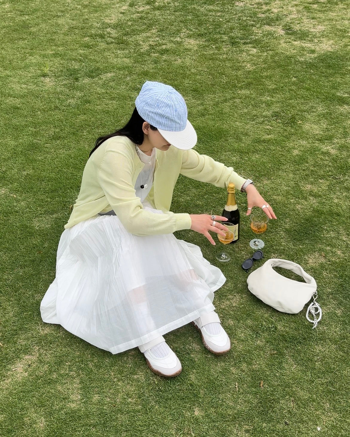 ［6/11new］Belt Fit Shoes white