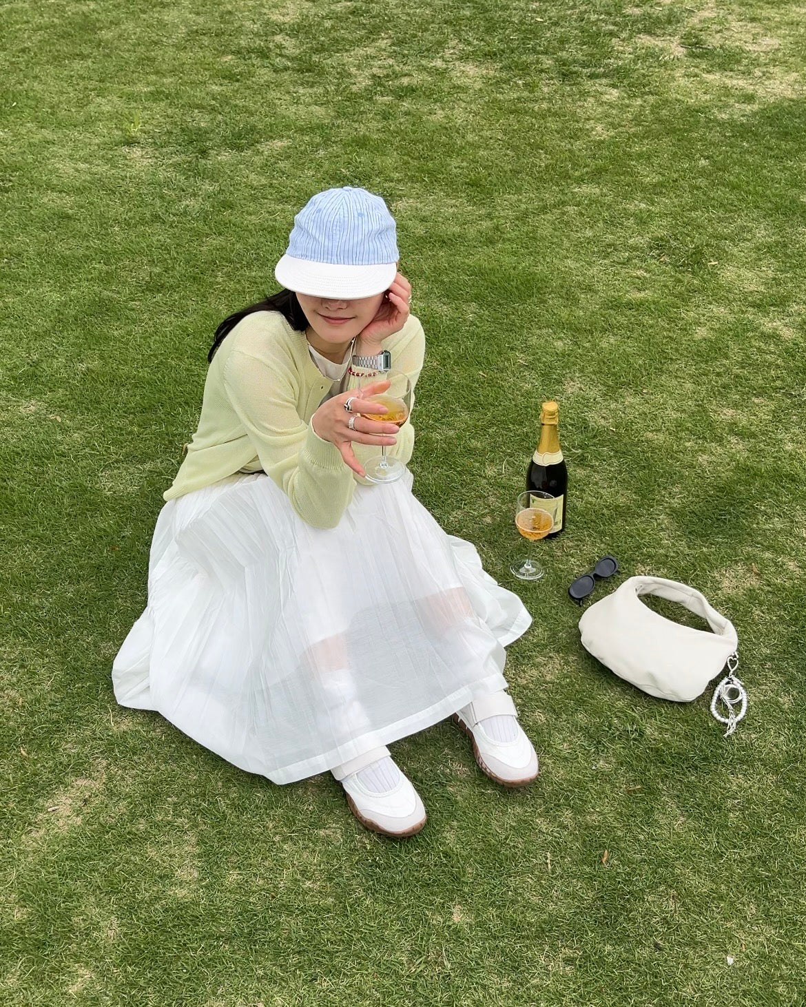 ［6/11new］Belt Fit Shoes white