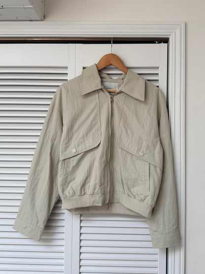 [6/14restock]Nylon Light Cropped Blouson