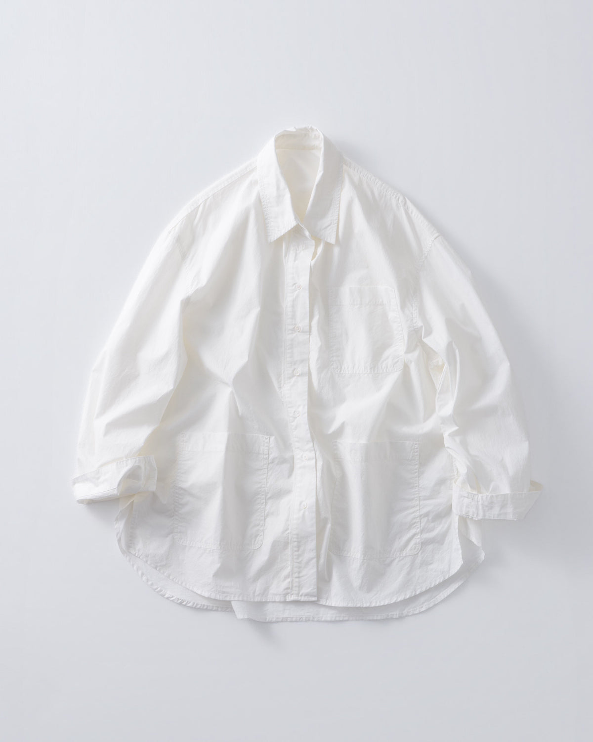 [9/17new] pocket over tail shirt  10月中旬～下旬入荷