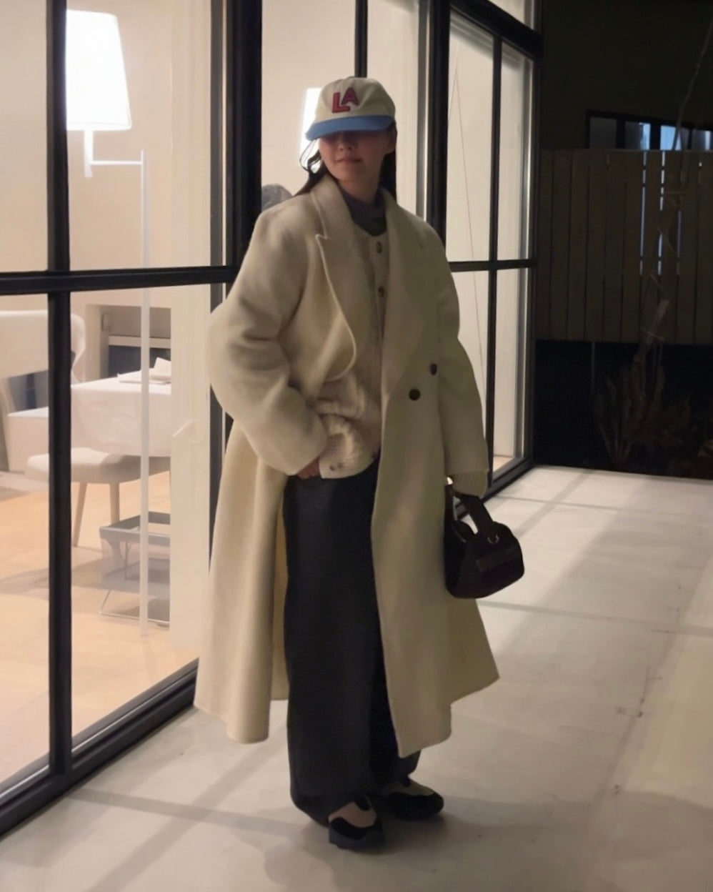 Half-Wool tweed Pants