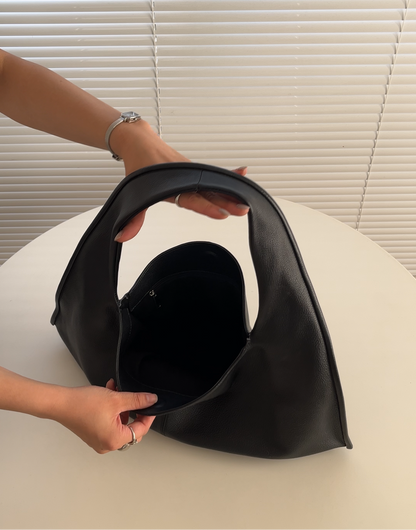 ［8/24restock］［予約］Curve Leather boston  shoulder bag 8月下旬～9月初旬入荷