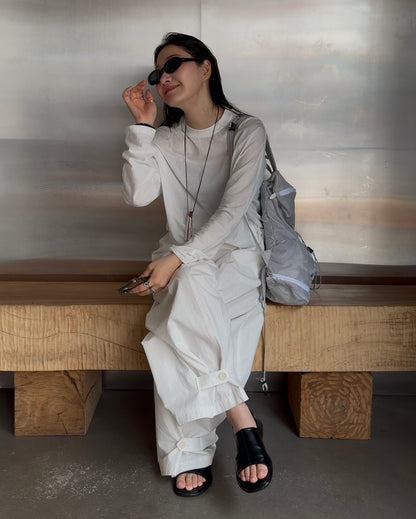 [7/9new]natural sheer long sleeve