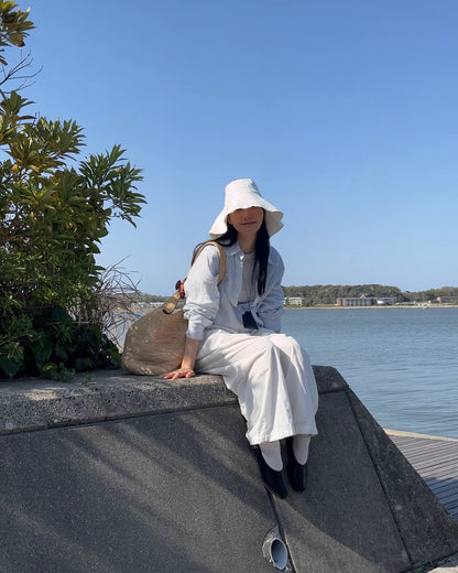 [4/16 new]Easy Form Pants  white 5月初旬入荷分