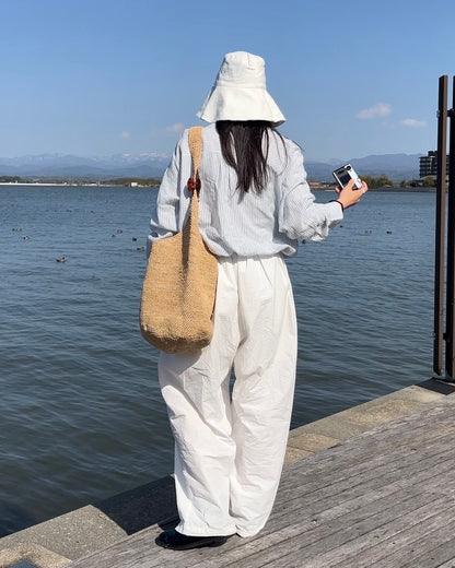 [4/16 new]Easy Form Pants  white 5月初旬入荷分