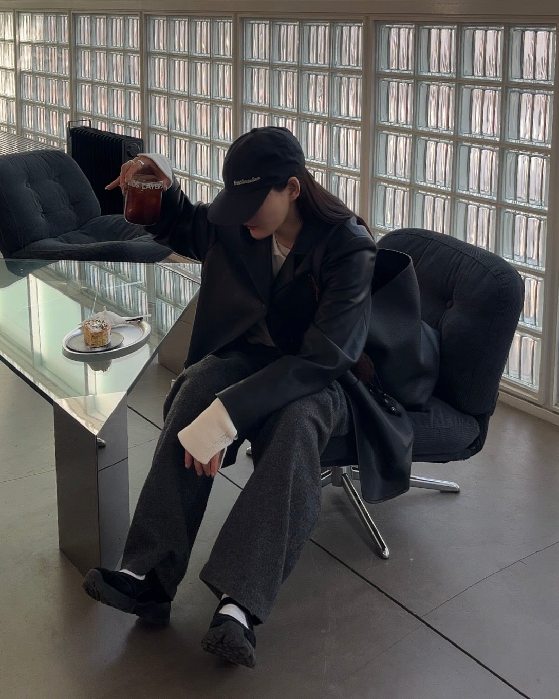 [2/12new]Soft Leather Mary Jane Shoes