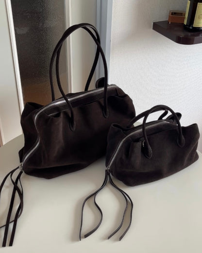 ［11/16restock］Suede Boston square bag S 12月中旬入荷分