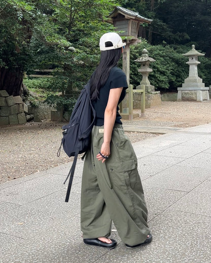 Cargo Parachute Pants khaki