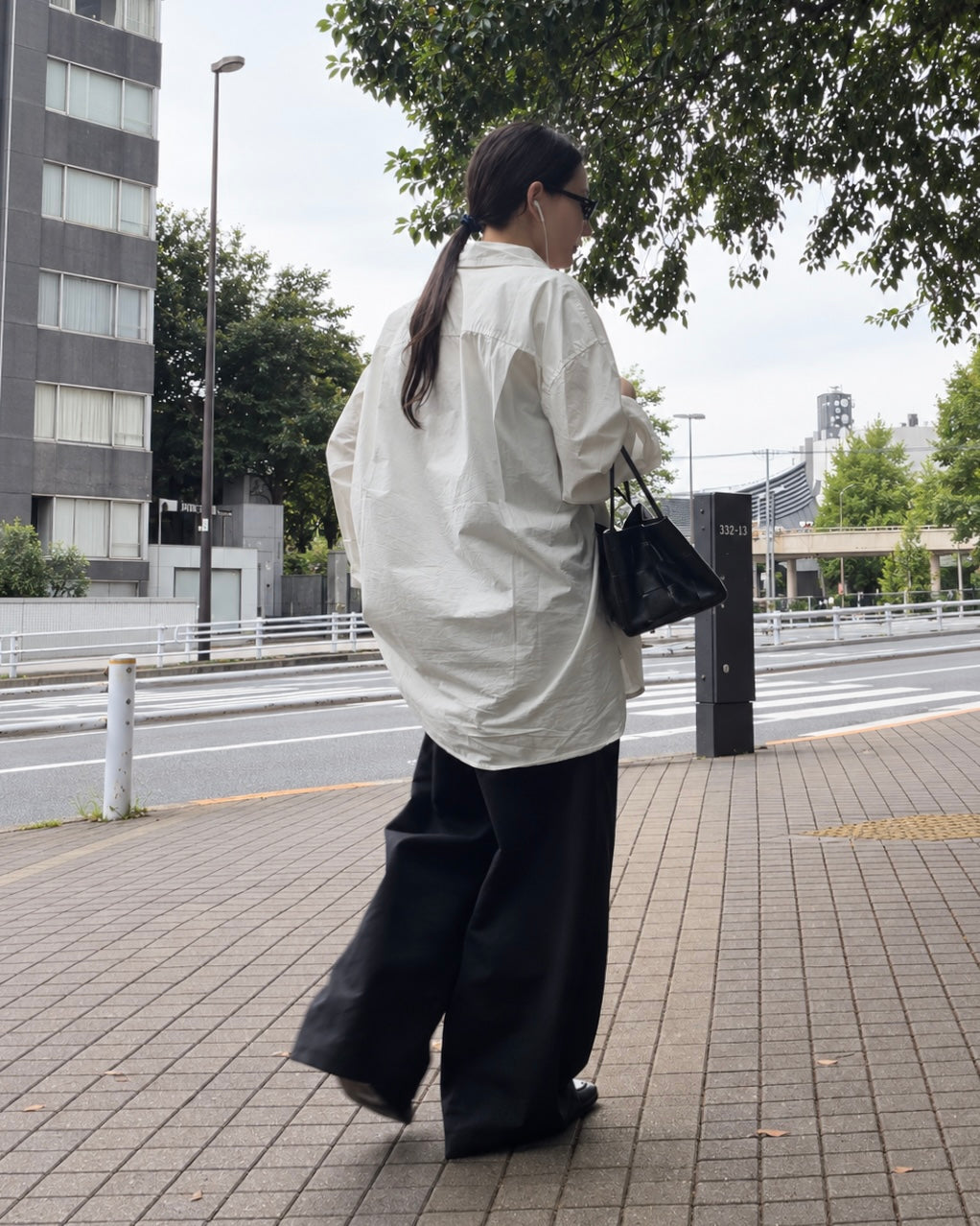 [9/17new] after hours pants black  10月中旬～下旬入荷