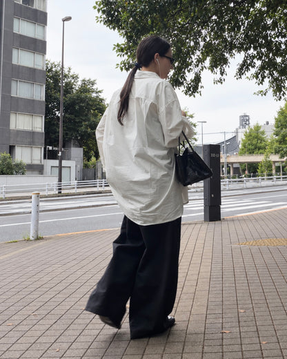 [9/17new] after hours pants black  10月中旬～下旬入荷