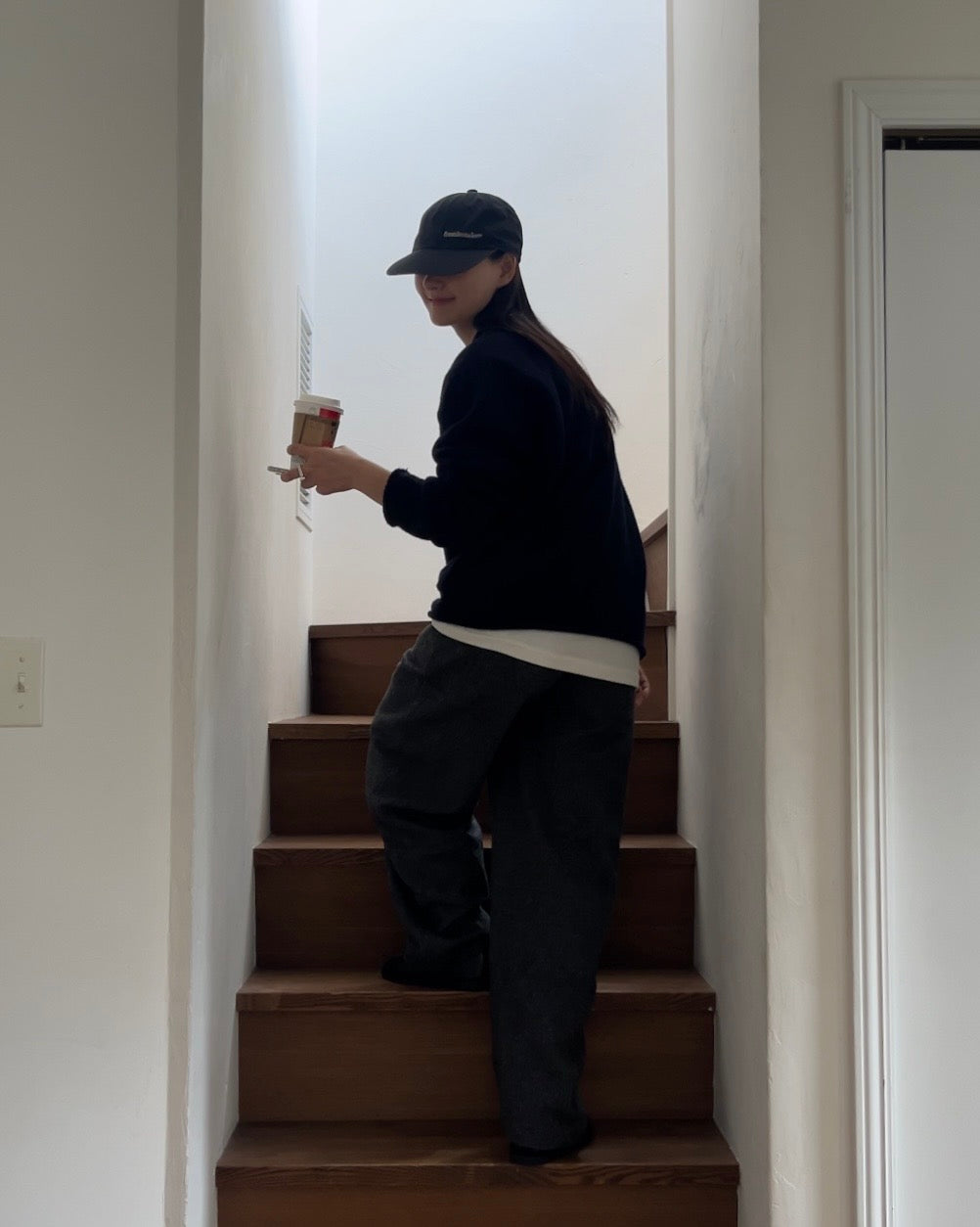 Half-Wool tweed Pants