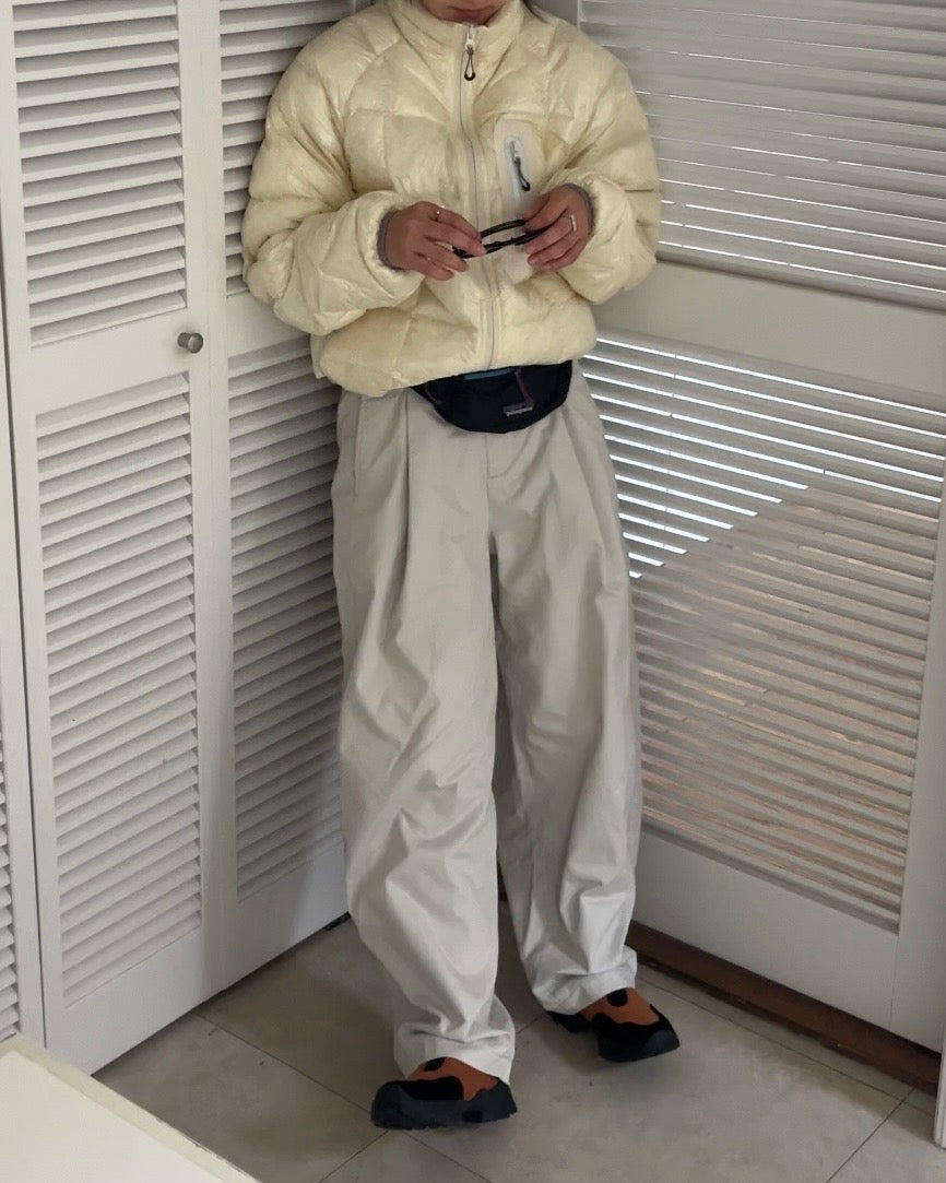 [12/18 new] Warmth Wide Cotton Pants Ivory