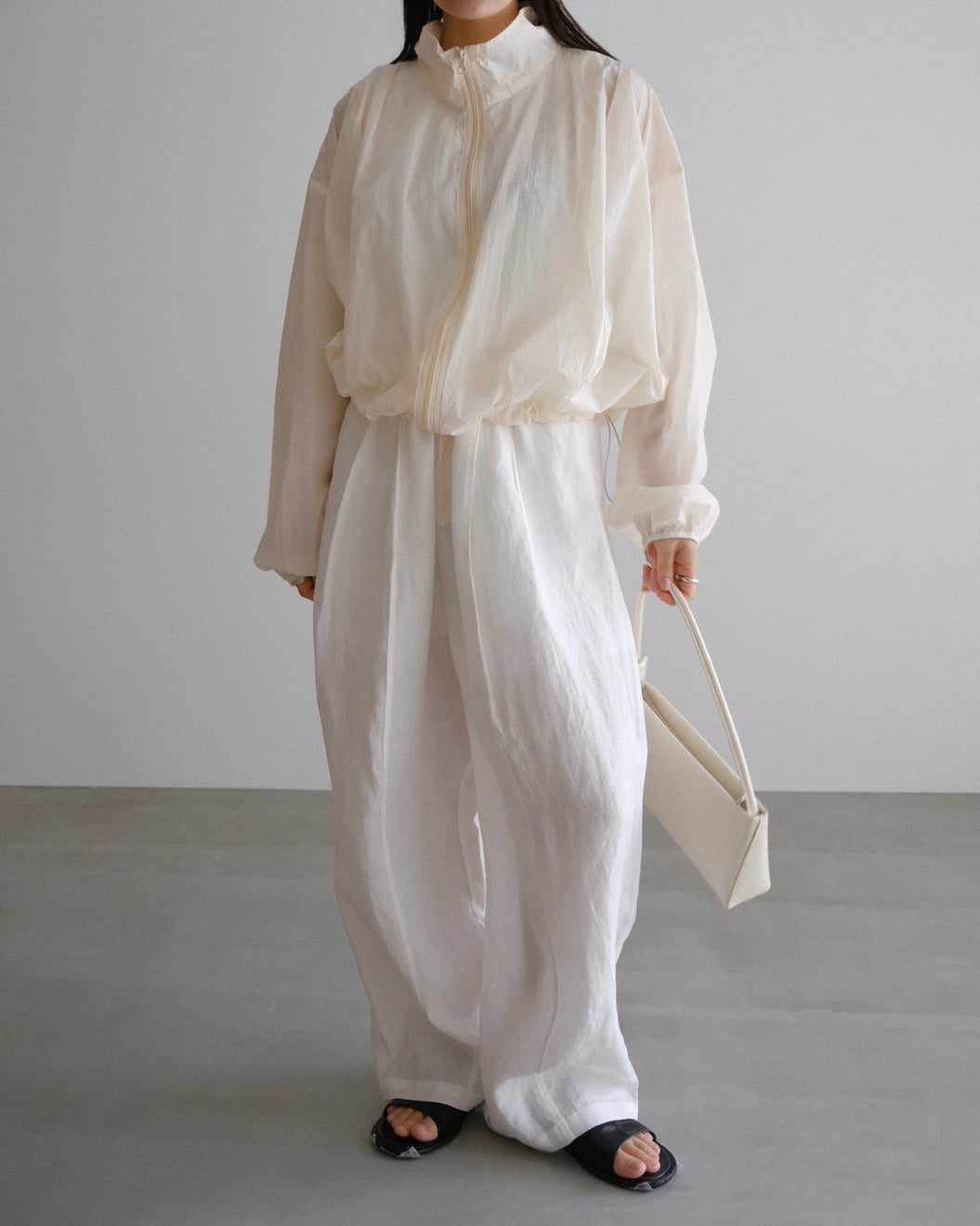 [7/30new]easy linen wide pants white