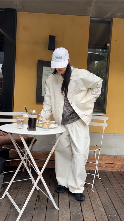 ［4/5restock］ Cotton Canvas Soft Work Jacket
