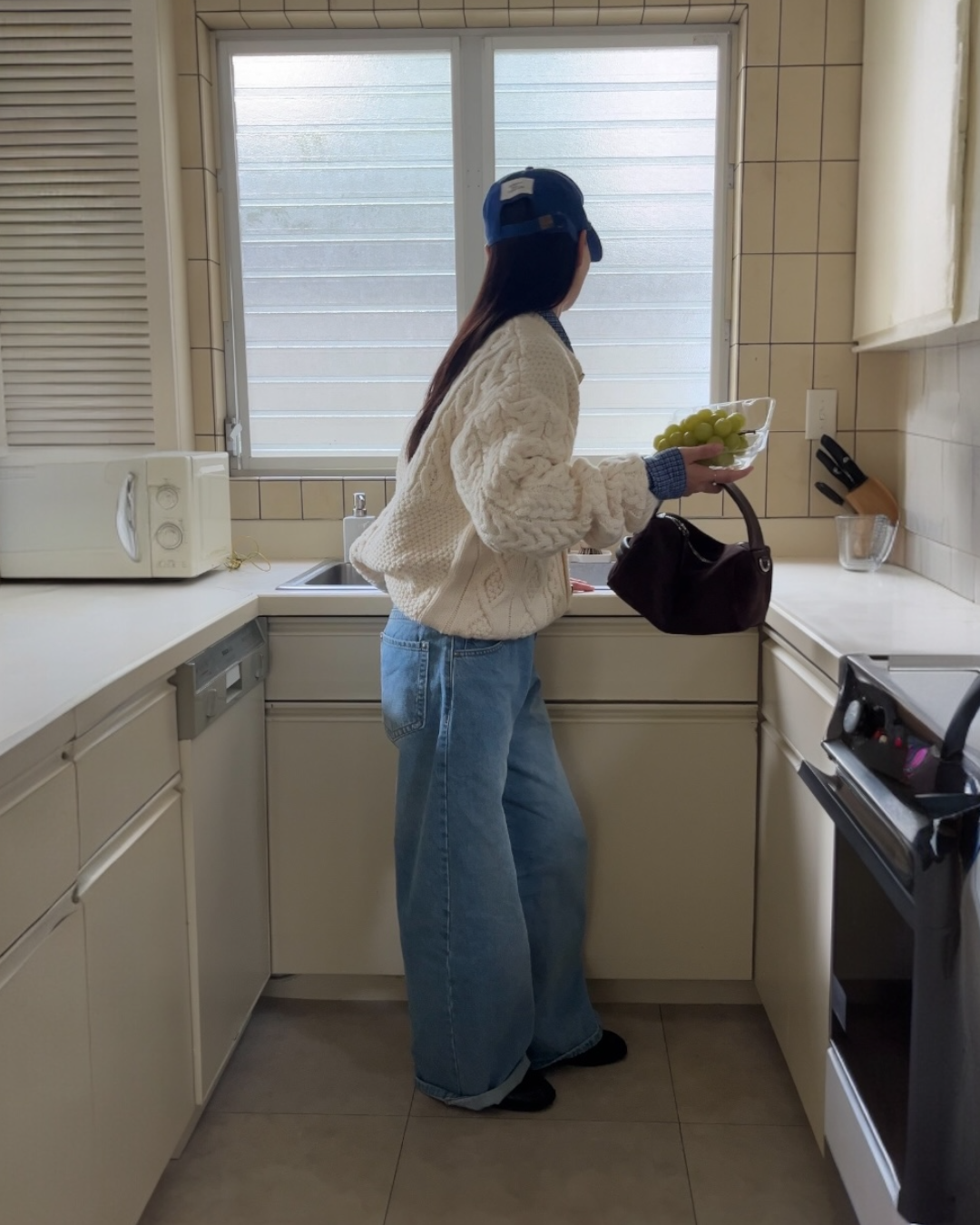 Calm Wash Wide Jeans