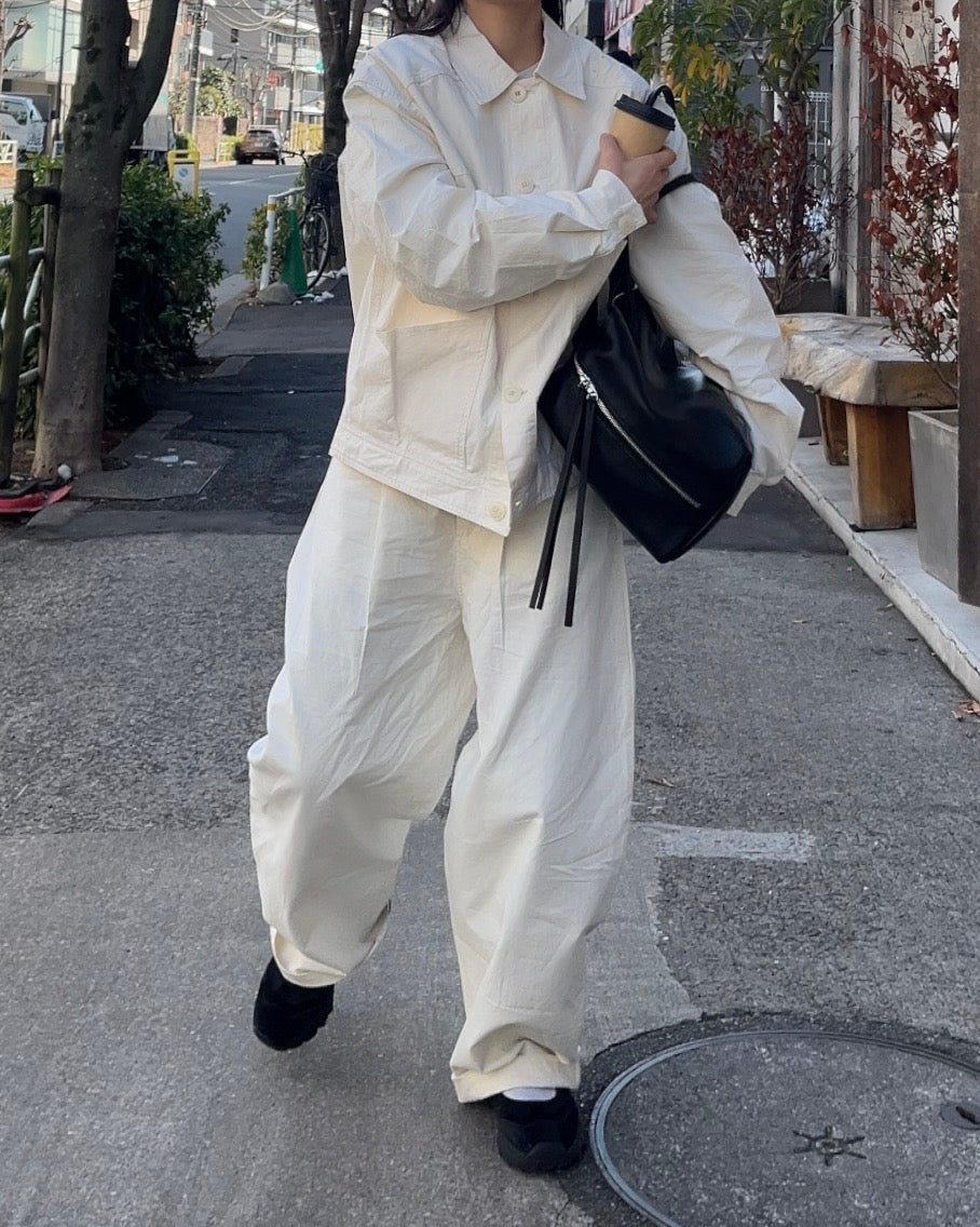 ［4/5restock］ Cotton Canvas Soft Work Jacket