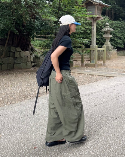 Cargo Parachute Pants khaki