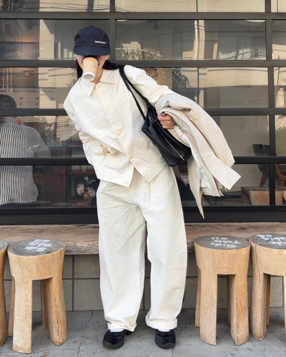 ［4/5restock］ Cotton Canvas Soft Work Jacket