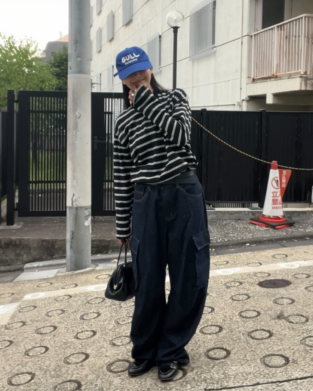 [9/25new] Cargo Work Denim