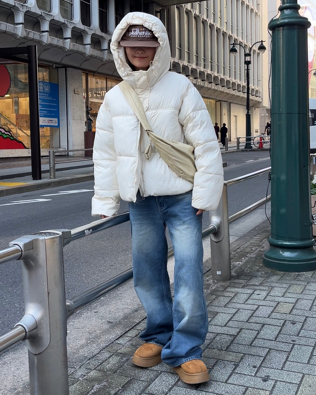 wrinkl shoulder bag ivory
