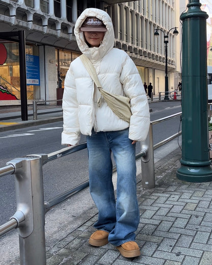 wrinkl shoulder bag ivory