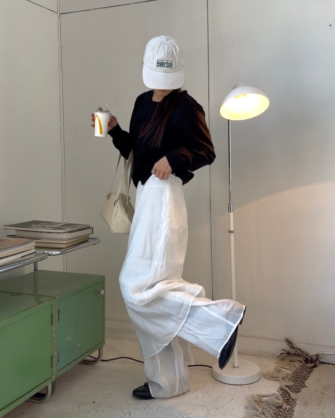 [3/29 restock]Rayon Drape Layered pants 3月下旬入荷