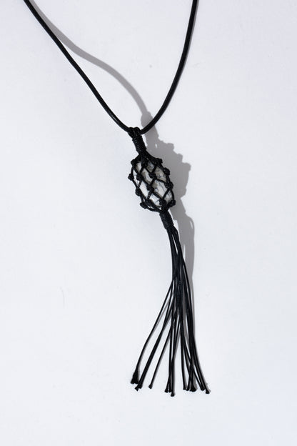 [9/17new] macramé stone necklace 10月中旬～下旬入荷
