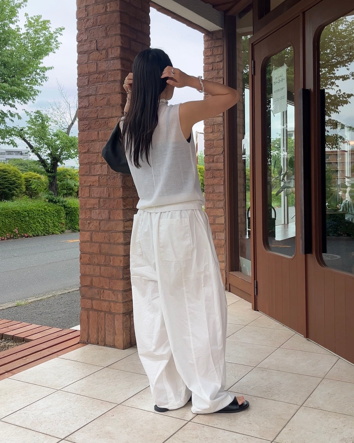 [6/4new]Dry Touch Knit white