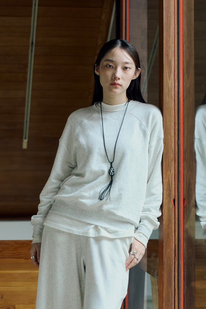 [10/15new] hem light sweat tops WH