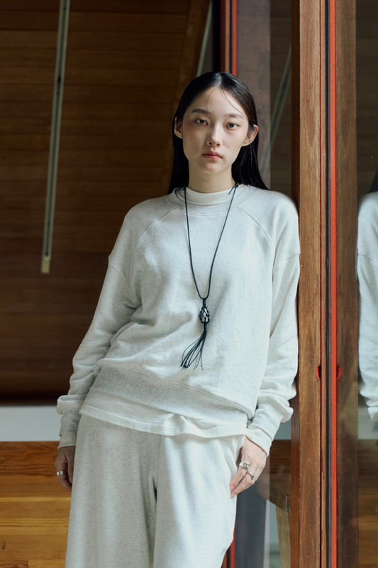 [10/15new] hem light sweat tops WH